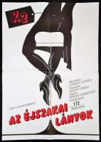 1989 K2 - Film a prostituáltakról (Az éjszakai lányok), filmplakát, 84×59 cm