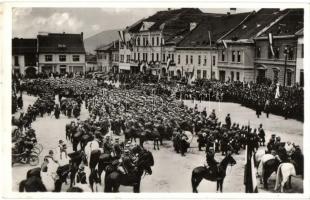 1938 Rozsnyó, Roznava; bevonulás / entry of the Hungarian troops, irredenta