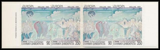 Europa CEPT, Kortárs művészet bélyegfüzet, Europa CEPT stamp-booklet
