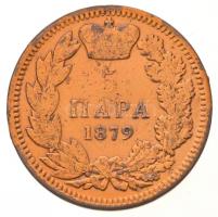 Szerbia 1879. 5p Br "I. Milán" aranyozva T:2,2-
Serbia 1879. 5 Para Br "Milan I"...