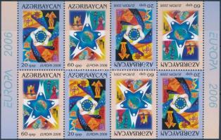 Europa CEPT: Integration stamp-booklet sheet, Europa CEPT: Integráció bélyegfüzet ív