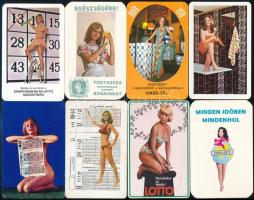 20 db kártyanaptár, köztük erotikus is