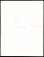 Kádár Jánosról - különböző helyszíneken és időpontokban - készített 8 db vintage fotó, négy felirato...