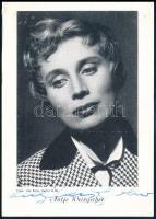 Antje Weisgerber (1922-2004) német színésznő aláírt fotólapja / autograph signature of Antje Weisgerber German actress