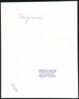 1968 Hollókő, 4 db jelzett, vintage fotóművészeti alkotás, 22x16 cm és 24x18 cm között