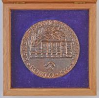 1975. "Erkel Ferenc / Erkel Ferenc Zeneiskola Komló" Br plakett bányász lemezplakettel dís...