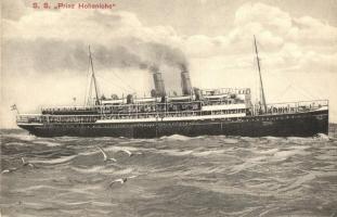 Austrian Lloyd SS Prinz Hohenlohe passenger steamship. G. Costalunga, Pola (EK)