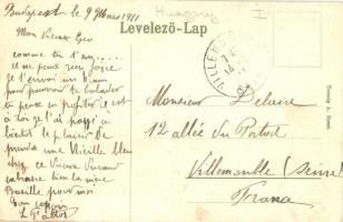 Budapest XIII. Margitszigeti lóvasút. Taussig A. / Partie von der Margariteninsel, TCV card