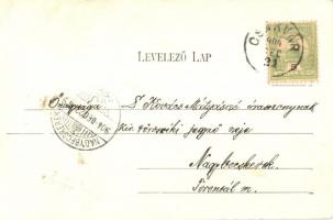 Csákvár, látkép. Brust Ferenc kiadása