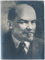 3 db fénykép Leninről + 1 db képeslap, 18x24 cm és 12x9 cm között