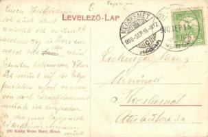 Alcsút, Főhercegi kastély részlete. Kiadja Weisz Manó (EK)