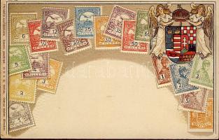 Címer és bélyegek Prä Litho