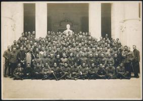 cca 1914-1944 Katonai fényképek, 8 db vintage fotó, 7x11 cm és 18x24 cm között