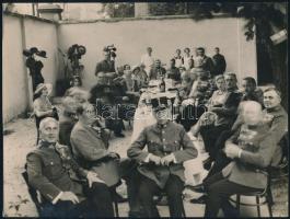 cca 1914-1944 Katonai fényképek, 8 db vintage fotó, 7x11 cm és 18x24 cm között