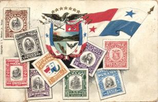 stamps of Panama (win Riß)