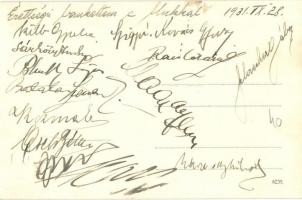 1931 Budapest XII. Kútvölgyi út 18. Wendl István Pacsirta vendéglője, pincérek, kerthelyiség. photo