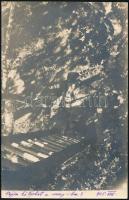1935 Magasba törve, privát fotólap a modern magyar fotók privát gyűjteményéből, 14x9 cm