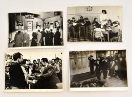 cca 1960 Tiszavölgyi József (1909-?) fotóriporter hagyatékából 21 db vintage fotó, többsége jelzett,...