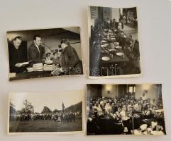 cca 1960 Tiszavölgyi József (1909-?) fotóriporter hagyatékából 21 db vintage fotó, többsége jelzett,...