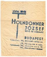 5 db különféle édességes reklámtasak