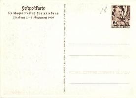 1939 Reichsparteitag Nürnberg / NSDAP German Nazi Party propaganda, Nuremberg Rally, swastika, 6 Ga....