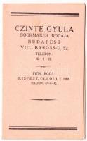 1944 Kitöltetlen bukméker-szelvény + kísérőlap (Czinte Gyula bookmaker)