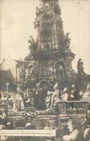 1916 Budapest IV. Károly király és Zita királyné koronázása - 9 db régi képeslap / 9 pre-1945 postca...