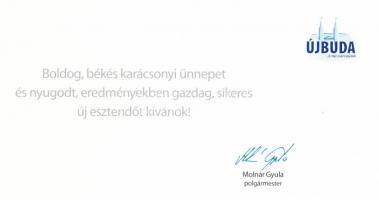 cca 1995 Szűrös Mátyás, Rajk László, Kóródi Mária és más politikusok aláírásai üdvözlőlapokon, köztü...