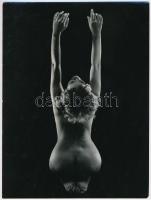 cca 1979 Feliratozott fotóművészeti alkotások, 2 db vintage fotó, 24x18 cm