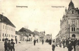 Zalaegerszeg, Vármegyeház tér és üzletek