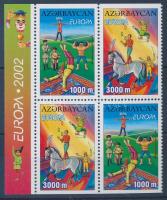 2002 Europa CEPT: Cirkusz bélyegfüzetlap Mi 513-514 D