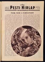 cca 1930 8 db Pesti Hírlap vasárnapja c. képes melléklet