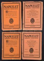 1928-33 A Napkelet folyóirat (főszerk.: Tormay Cecile) 4 db. lapszáma, érdekes írásokkal, vegyes állapotban