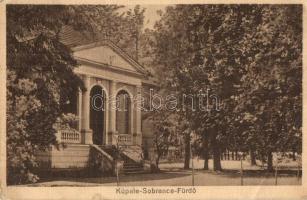 Szobránc-fürdő, Kúpele Sobrance - 2 db régi városképes lap: Várady villa. Ludwig Missley kiadásai / ...