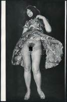 cca 1971 Négy helyszínről egy-egy kép, szolidan erotikus felvételek, 4 db vintage fotó, 24x15 cm / 4...