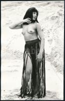 cca 1971 Négy helyszínről egy-egy kép, szolidan erotikus felvételek, 4 db vintage fotó, 24x15 cm / 4...