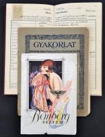 cca 1910-1940 Vegyes papírrégiség tétel, 23 db, közte bizonyítványok, tanulmányi értesítők, különfél...