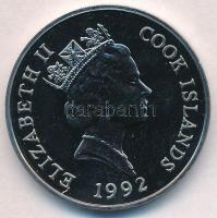 Cook-szigetek 1992. 5$ Ag "Veszélyeztetett Állatvilág - Pillangó" T:BU
Cook Islands 1992....