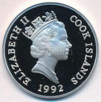 Cook-szigetek 1992. 50$ Ag "Veszélyeztetett Állatvilág - Pillangó" T:PP
Cook Islands 1992...