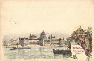 1897 Budapest V. Ezredéves Országos Kiállítás, Országház. 2 Kr. barna Ga. s: Morelli (fl)