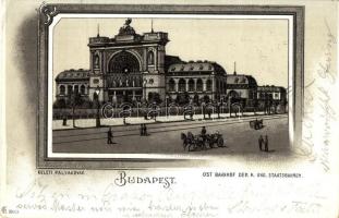 Budapest VII. Keleti pályaudvar (Központi pályaudvar), Art Nouveau, litho