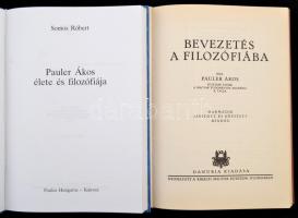 Vegyes könyvtétel, 2 db: 
Pauler Ákos: Bevezetés a filozófiába. 
Somos Róbert: Pauler Ákos élet és...