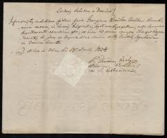 1834 Kovalik János (1764-1844) tribunici választott püspök levele egyházi ügyben