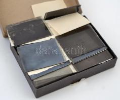 cca 1947 Fekete György (1904-1990) budapesti fényképész hagyatékából 44 db vintage üveglemez negatív...