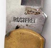 Rózsafa nyelű vadász bicska 18 cm