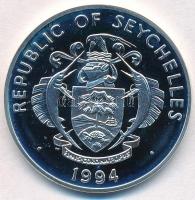 Seychelles-szigetek 1994. 25R Ag "Veszélyeztetett állatvilág - Pillangó" T:PP fo.
Seychel...
