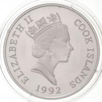Cook-szigetek 1992. 50$ Ag "Veszélyeztetett állatvilág - Lowland gorilla" C:PP
Cook Islan...