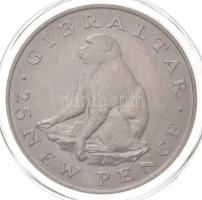 Gibraltár 1971. 25p Cu-Ni "Berber makákó" T:1
Gibraltar 1971. 25 Pence Cu-Ni "Barbar...