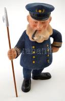 Retro figugrák,3 db, két hajós kapitány, az egyik szigonnyal, egy cipészfiú figura, kettő fa-plüss, ...