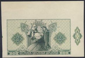 1940. 2P csak hátlapi nyomat, jobb felső sarokívszél T:I